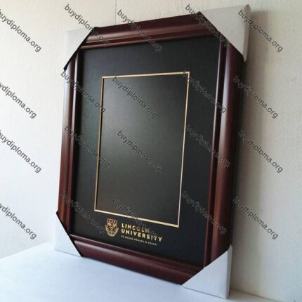 LU (Lincoln University) diploma/degree frame solid wood customization