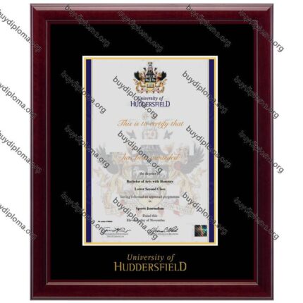 HUD(University of Huddersfield  ) diploma/degree frame solid wood customization