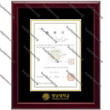 (Yeungnam University) diploma/degree frame solid wood customization