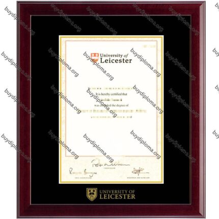 University of Leicester diploma/degree frame solid wood customization