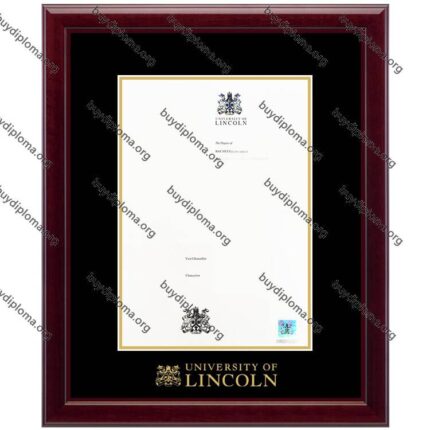 UoL (University of Lincoln) diploma/degree frame solid wood customization