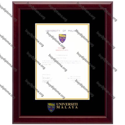 UM (University of Malaya) diploma/degree frame solid wood customization