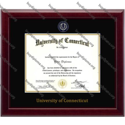 UConn（University of Connecticut ) diploma/degree frame solid wood customization