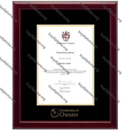 UoC (University of Chester) diploma/degree frame solid wood customization