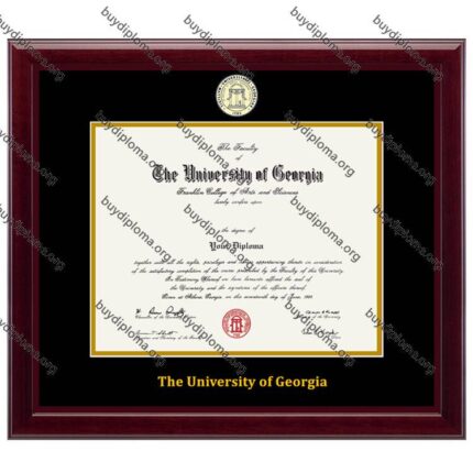 UGA (The University of Georgia) diploma/degree frame solid wood customization