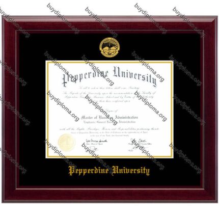 PPD(Pepperdine University) diploma/degree frame solid wood customization