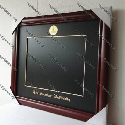 AU (American University) diploma/degree frame solid wood customization