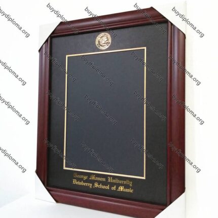 GMU (George Mason University) diploma/degree frame solid wood customization