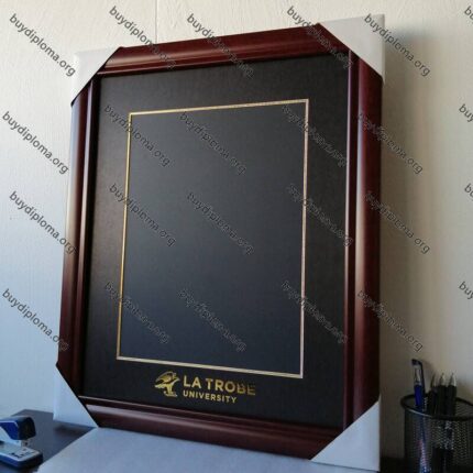 LTU (La Trobe University) diploma/degree frame solid wood customization