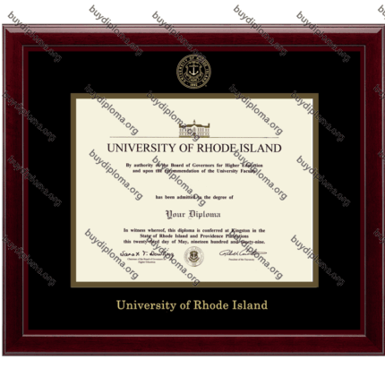 URI (University of Rhode Island) diploma/degree frame solid wood customization