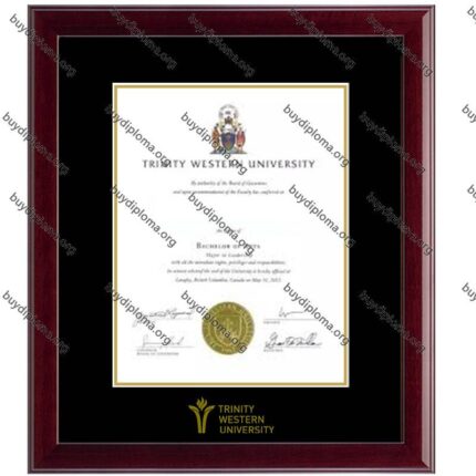 TWU (Trinity Western University) diploma/degree frame solid wood customization