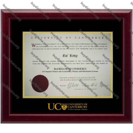 UC(University of Canterbury) diploma/degree frame solid wood customization