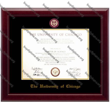 UChicago (University of Chicago) diploma/degree frame solid wood customization