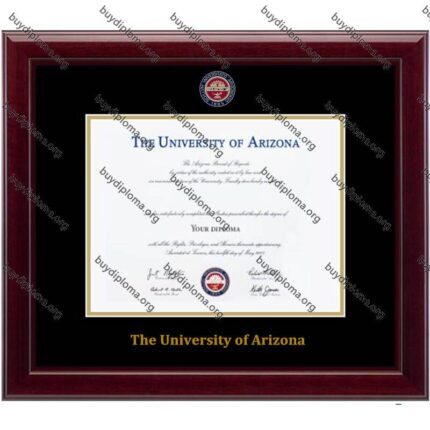 UA (University of Arizona) diploma/degree frame solid wood customization